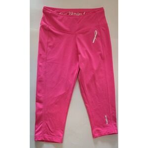 Reebok Women's Workout Pants Leggings Capris Breast Cancer Awareness Size XSmall